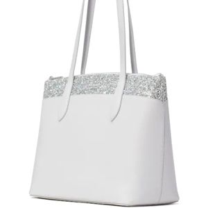 Kate Spade Tote Glitter Sparkle, Gray
